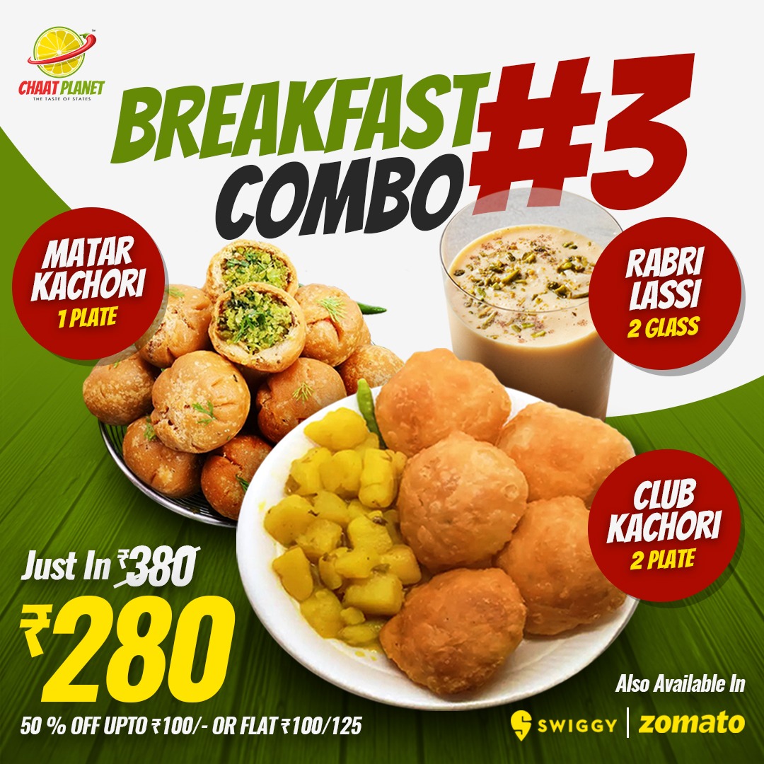Breakfast Combo for couple with a kid